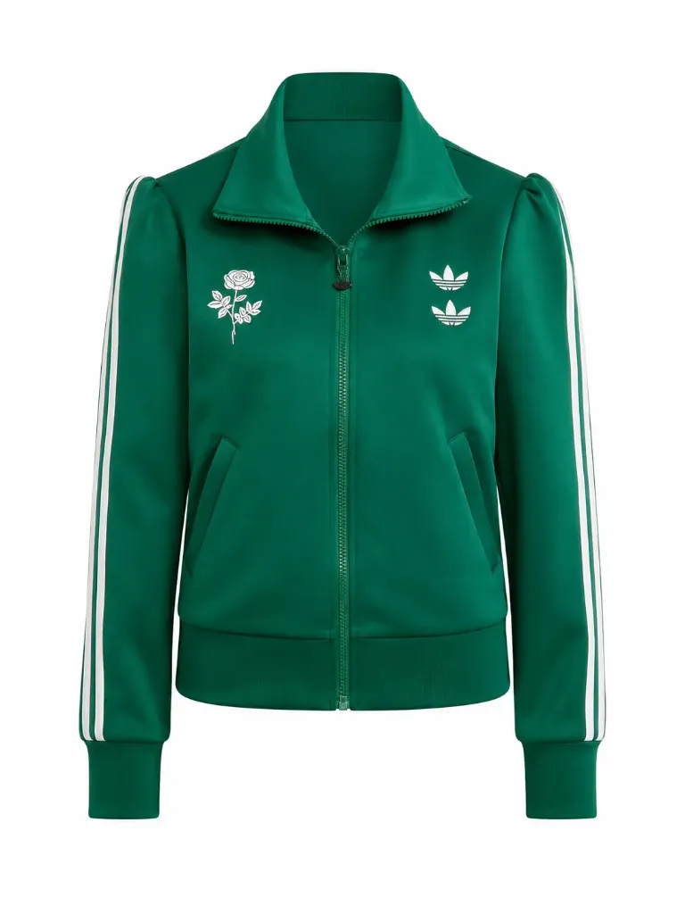 Rose Green Puff